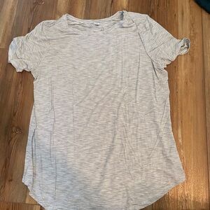 Black and white striped XL top. Old Navy.